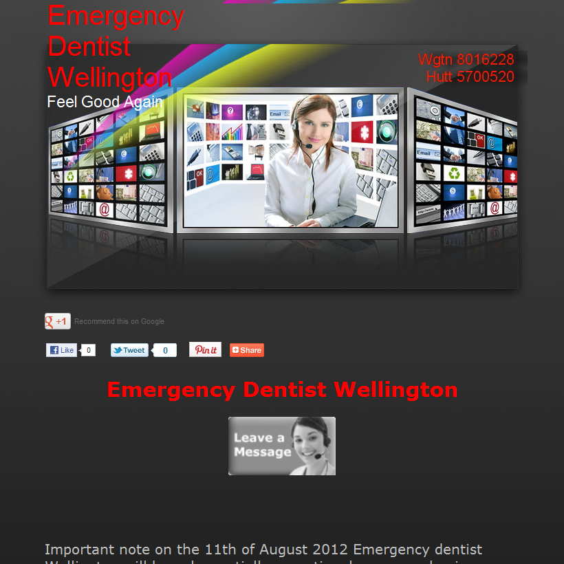 Emergency Dentist Wellington - HOME